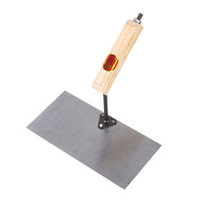 Truelle carrée en acier inoxydable, grande spatule à plâtre, outil de bricolage, grattoir à boue pour charpentier, couteau à mastic, poignée ergonomique, lame de 215 mm - Product Image 1
