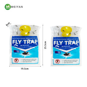 מלכודת זבובים אקולוגית, עמידה למים, לתלייה בחוץ, לוכד חרקים בגינה, שק גדול ללכידת זבובי פירות, עשוי פלסטיק PP - Product Image 2