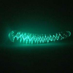 Volwassen Speelgoed Geweldige Kwaliteit Glas Anale Speelgoed Lichtgevende Glazen Dildo Glas Led Anale Plug Butt Plug Glow In Dark - Product Image 3