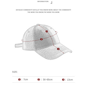 Blank Vintage Custom Cotton Personalized Hip Hop Hat Unstructured Structured <b>Plain</b> Gorras Wholesale 6 Panel Baseball <b>Cap</b> For Men - Product Image 4