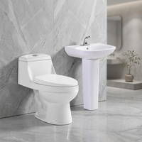 Sanitaires modernes de qualité pour salle de bain, lavabos, ensemble de sanitaires, suite d'équipements sanitaires