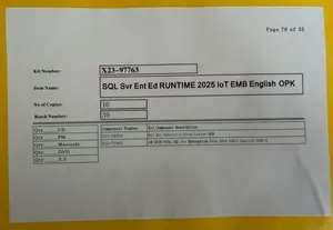 <span class=keywords><strong>SQL</strong></span> Server 2025 Enterprise Edition, Pacchetto CAL Illimitato per Core, Versione Inglese, DVD con Attivazione Online, Disponibile - Product Image 2