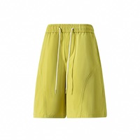 Short décontracté pour homme 100% polyester, short d'extérieur pour homme avec cordon, en stock, prêt à être expédié, logo personnalisé, marque OEM, fournisseur