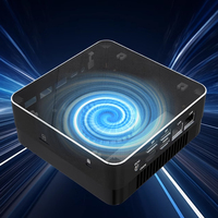Mini host Barebone de alto rendimiento para el hogar, Ordenador de oficina NVME 2280 PCIE 3,0, almacenamiento 2,5G, puertos Ethernet duales, MINI PC AMD R7