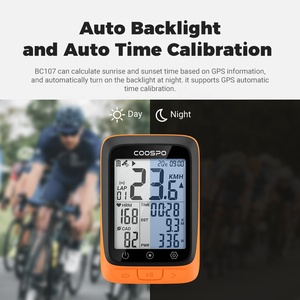 Cronómetro Inalámbrico para Ciclismo Coospo BC107 ANT+ BLE, Velocímetro para Bicicleta, GPS+BDS - Product Image 3