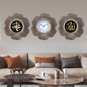 Hiện đại gia đình islam thạch anh Đồng hồ treo tường trang trí nội thất đơn giản in logo tùy chỉnh yên tĩnh Đồng hồ treo tường - Product Image 2