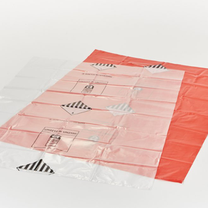 שקיות פסולת אדום ושקוף אסבסט הגנה כפולה להגדיר תעשייתי כיתה תעשייתי כבד - Product Image 3