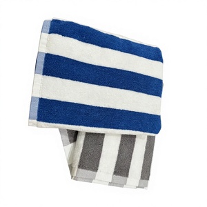 <span class=keywords><strong>Serviette</strong></span> de bain en coton rayé super douce, luxueuse, à séchage rapide, idéale pour le <span class=keywords><strong>ski</strong></span>, la natation et la plage, en tissu éponge teint en fil - Product Image 2