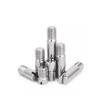 Goupille cylindrique à filetage externe en acier inoxydable 304, vis sans tête à pas variable, goupille axiale