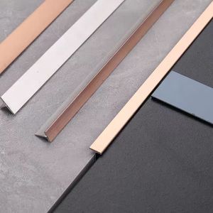 <span class=keywords><strong>Plinthe</strong></span> en forme de T 304 en acier inoxydable/aluminium Revêtement de sol décoratif Profil de <span class=keywords><strong>carrelage</strong></span> d'<span class=keywords><strong>escalier</strong></span> Garniture de <span class=keywords><strong>carrelage</strong></span> doré - Product Image 2
