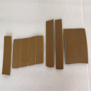 Plancher de pont en teck artificiel PVC pour yacht de conception moderne, rayures blanches, 18 mm, carreaux lisses en noyer pour jardin extérieur, pose facile - Product Image 3