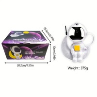 Projecteur Galaxie Astronaute Veilleuse avec Minuteur et Télécommande, Décoration de Chambre pour Enfants et Adultes, Cadeau de Noël et d'Anniversaire 2026