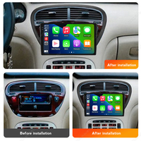 Caméra panoramique 360° pour voiture MEKEDE MS Android, Car-play Auto pour Peugeot 607 2004-2010, Car-play+auto ADAS DVR