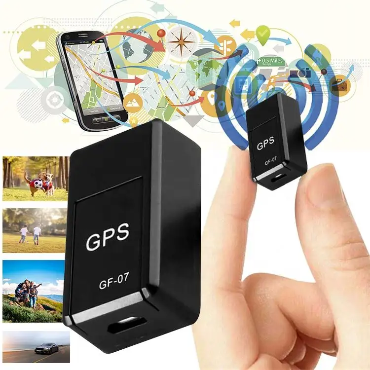 Localizador GPS GF07 para mascotas, dispositivo de seguimiento de mascotas, barato, Mini coche, perro, GSM, GPRS