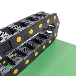 Yodel Tuyau hydraulique haute résistance entièrement fermé Chaîne de traînée en nylon Prix Porte-câble de remorquage en plastique pour convoyeur de palettes - Product Image 1