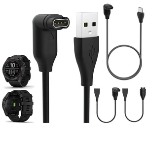 Remplacement du câble de données de la montre intelligente Garmin <span class=keywords><strong>Angle</strong></span> droit à 90 degrés en cuivre compatible USB2.0 USB3.0 Gaine PVC Tresse Blindage - Product Image 2