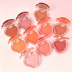 Palette de blush crème personnalisée avec logo, blush crème vegan pour les joues, plusieurs teintes, waterproof, blush crème mélangeable, marque privée - Product Image 1