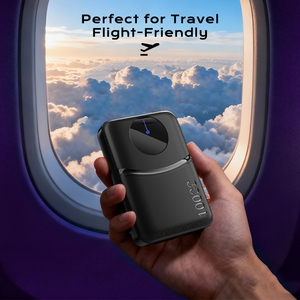 Power Bank Sottile OEM ODM ad Alta Capacità 5000mAh 10000mAh 22.5W Ricarica Rapida Portatile Mini Power Bank Batteria al Litio con Display - Product Image 3