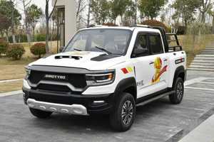 Camionnette électrique chinoise à batterie lithium 300 Ah, autonomie 300 km, pour le transport de marchandises, blanche, nouvelle énergie, 5 places, livraison de camionnettes électriques de livraison - Product Image 2