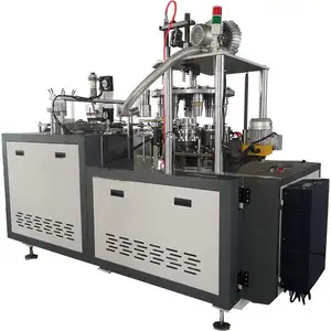 Machine de tasse de papier ultrasonique à grande vitesse 110 pcs/min Machine faire des tasses fabrication de papier ligne de production