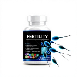 Cápsulas de Fertilidad de Marca Privada OEM, Hierro, CoQ10, Raíz de Yuca, Potenciador Masculino, Multivitamínico, Suplementos de Fertilidad para Hombres - Product Image 2