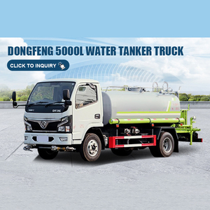 Vehículo Multifuncional de Riego 4x2 Euro 3 con Tanque de 5000l, Camión Cisterna Dongfeng con Aspersor en Venta en Filipinas - Product Image 4