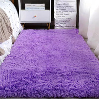 Tapis moelleux de petite taille pour chambre à coucher, tapis moelleux pour canapé, tapis de sol, décoration de la maison, rose