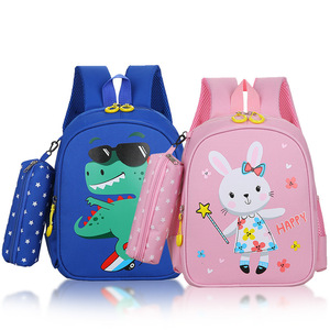 Borsa da scuola per bambini con cartoni animati di dinosauro <span class=keywords><strong>zaino</strong></span> per bambini carino per bambini <span class=keywords><strong>asilo</strong></span> borse per animali carine antiperdute - Product Image 1