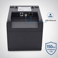 Printer Thermal 80mm Kecepatan Tinggi 200mm/s USB Ethernet Pemotong Otomatis ESC/POS Printer POS untuk Ritel Supermarket Restoran