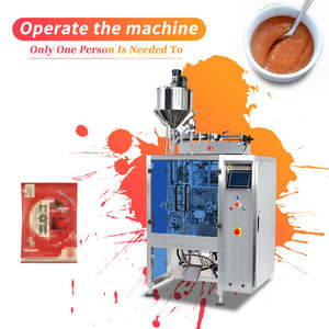 Chili Tomato Sauce Salad Dressing Filling Machine High <b>Speed</b> Liquid Small <b>Bag</b> Sauce Packaging Sealing Machine Pouch Equipment - Product Image 1