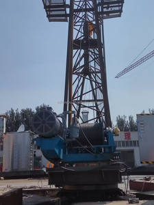 इंजन और मोटर 24 मीटर जिब लंबाई उच्च दक्षता WD100-2420 10 टन डेरिक क्रेन - Product Image 5