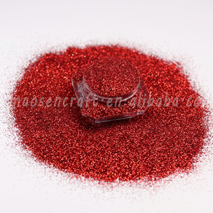 1/128" Size Bulk Wholesale Eco-friendly Hexagon <strong>Red</strong> Fine <strong>Glitter</strong> for Crafts - Product Image 5