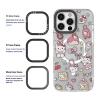 2025 mode Labubu mignon dessin animé Anti-goutte IMD Laser TPU PC étuis pour téléphone portable pour iPhone 12 16 Pro Max pour Samsung S24 S25Ultra