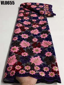 Supoo Factory <span class=keywords><strong>2023</strong></span> Tissu en dentelle de haute qualité avec paillettes vendu pour le <span class=keywords><strong>marché</strong></span> africain Robes de mariée broderie en dentelle - Product Image 6