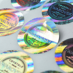 Custom High Quality <strong>Glossy</strong> <strong>Vinyl</strong> Holographic Waterproof Security <strong>Adhesive</strong> <strong>Stickers</strong> for Consumer Electronics Packaging Labels - Product Image 2