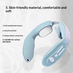 Masseur de cou électrique intelligent avec micro-courant EMS, 12 niveaux, chauffage à une touche, modèle 618, remplacement annuel - Product Image 2