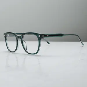 2024现货批发奢华蓝光阻挡光学镜架醋酸纤维时尚纯色眼镜架