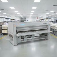 Planchadora de Ropa Plana Automática de 5 Pliegues con Pantalla Táctil de 3300x3000mm y 1 Año de Garantía