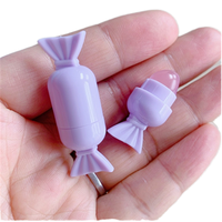 Pinceau à lèvres mini portable en silicone avec manche en bois écologique, poils synthétiques doux, personnalisable OEM ODM