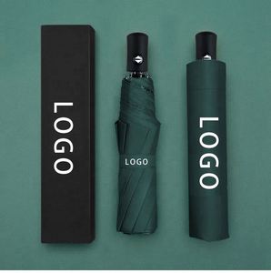Yb Wholesale Promotional 3 Folding Uv Automatic for Rain <b>Windproof</b> Custom <b>Umbrella</b> With Logo Prints - Product Image 1