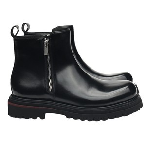 Chaussures en cuir véritable pour hommes, de haute qualité, personnalisées, élégantes, décontractées, formelles, à enfiler, antidérapantes, respirantes, confortables, pour l'automne - Product Image 3
