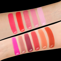 Fard à joues en poudre portable avec applicateur tête de champignon, léger, estompable, longue tenue, pour le visage, vente en gros, logo personnalisé