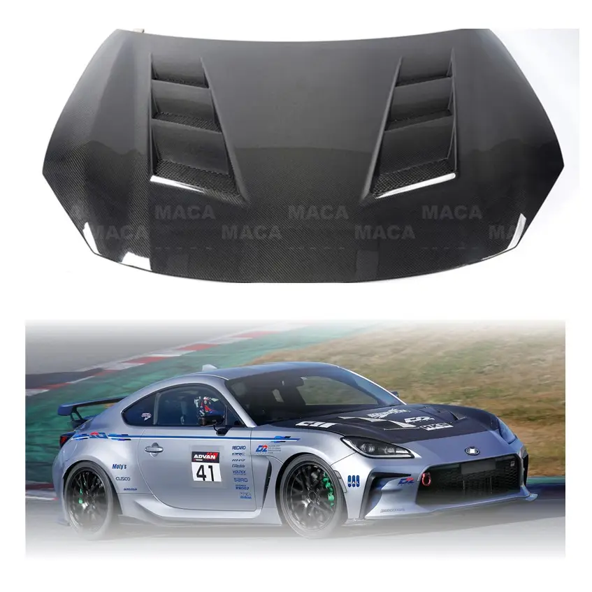 Premium Carbon Fiber SCREEN Style Kühl haube Front Belüftete Abdeckung Motorhaube Für TOYOTA GR86 2022-2023