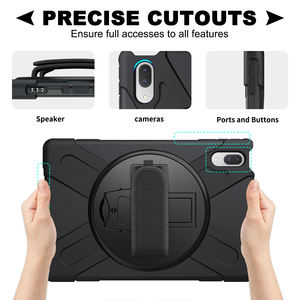 Armure robuste Étui pour <span class=keywords><strong>Lenovo</strong></span> <span class=keywords><strong>Tab</strong></span> <span class=keywords><strong>P11</strong></span> <span class=keywords><strong>Pro</strong></span> 11.5 "TB-J706F/J706L Main Bandoulière Robuste Béquille Antichoc Housse Pour Tablette - Product Image 3