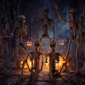 Suministros para Fiestas <span class=keywords><strong>de</strong></span> Halloween, Calavera, <span class=keywords><strong>Esqueleto</strong></span>, Cuerpo Humano Simulado, Decoración <span class=keywords><strong>de</strong></span> Halloween, Colgante <span class=keywords><strong>de</strong></span> <span class=keywords><strong>Esqueleto</strong></span> - Product Image 1