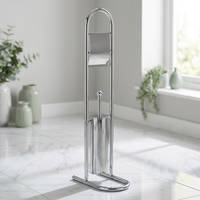 Accessoires de salle de bain pour hôtel moderne SY, porte-rouleau en acier inoxydable durable, brosse de toilette