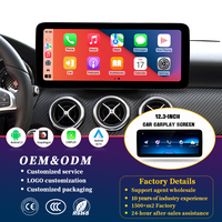 Grosir 12.3" Snapdragon 8-Core Android 14 Untuk Mercedes Benz Kelas W176 GLA X156 CLA W117 GPS DSP Multimedia