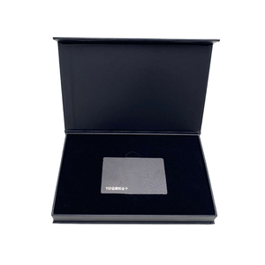 Scatole Regalo per Carte di Credito <span class=keywords><strong>VIP</strong></span> con Stampa Personalizzata del LOGO, Goffratura, Laminazione Opaca, Rivestimento in Spugna, Chiusura Magnetica, Confezione Promozionale - Product Image 5