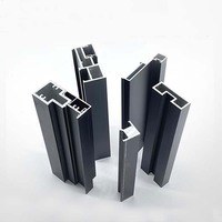 Profil de fenêtre en aluminium professionnel Profilé en aluminium extrudé pour fenêtres Section de matériau de cadre de porte