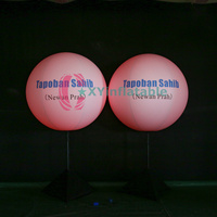 Ballon publicitaire gonflable lumineux sur trépied pour promotion extérieure